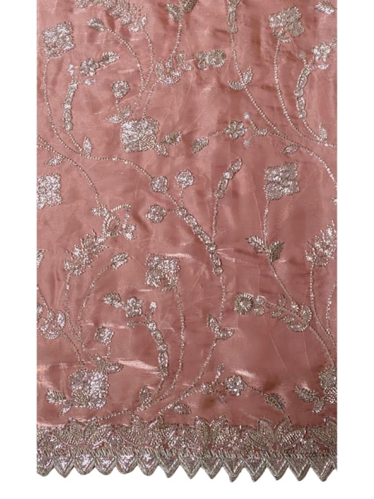 Peach Fancy Korean Turkish Dana Work Suit - Image 3