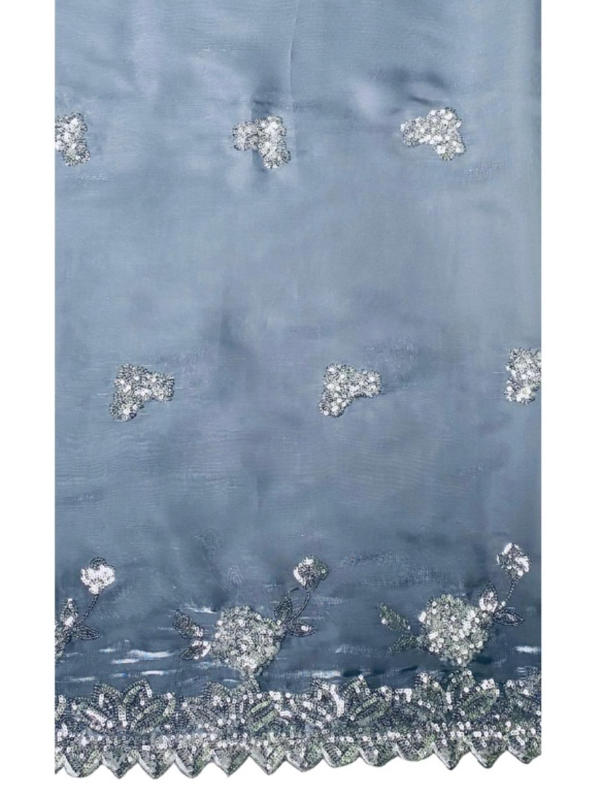 Grey Fancy Korean Turkish Dana Work Suit - Image 3