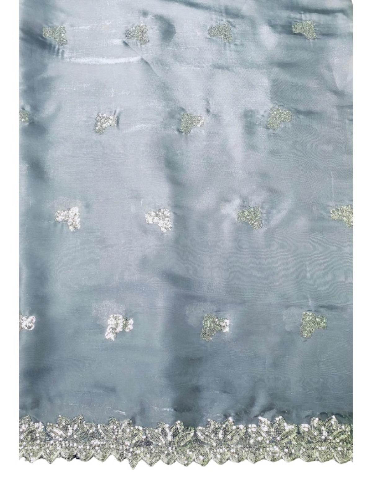 Grey Fancy Korean Turkish Dana Work Suit - Image 4