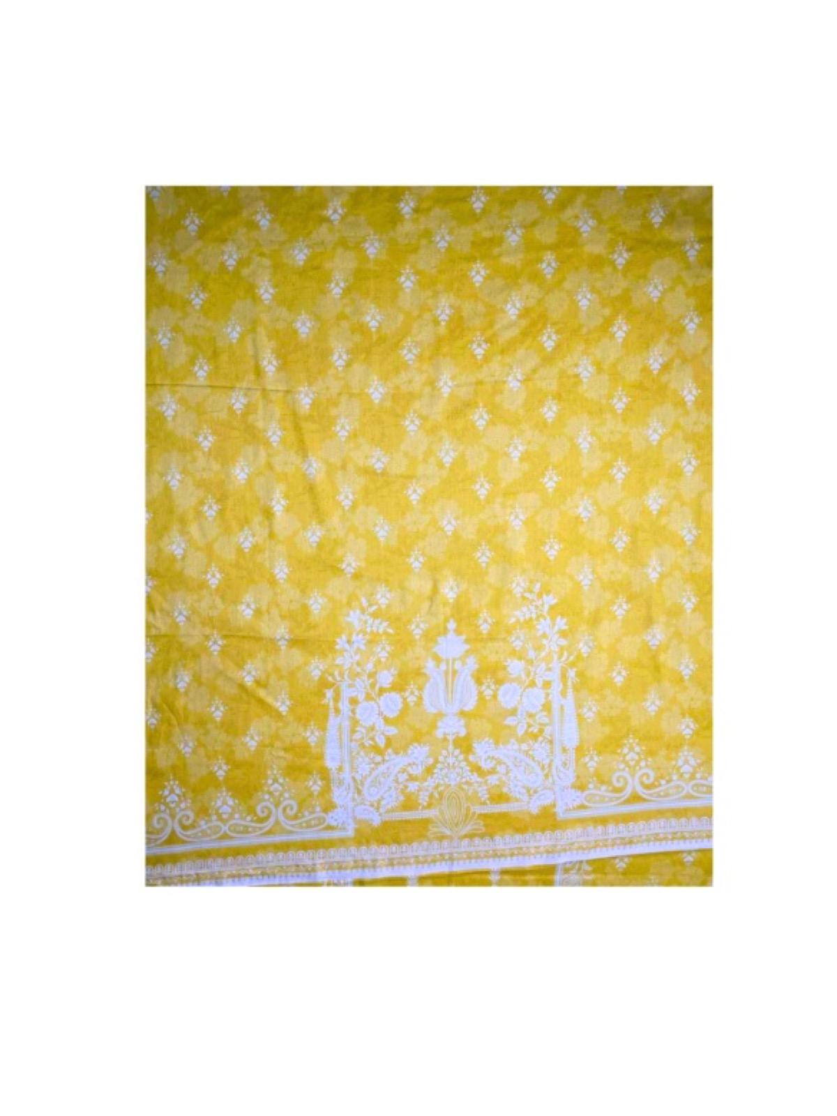Safa Noor Yellow Unstitched Suit - Image 4