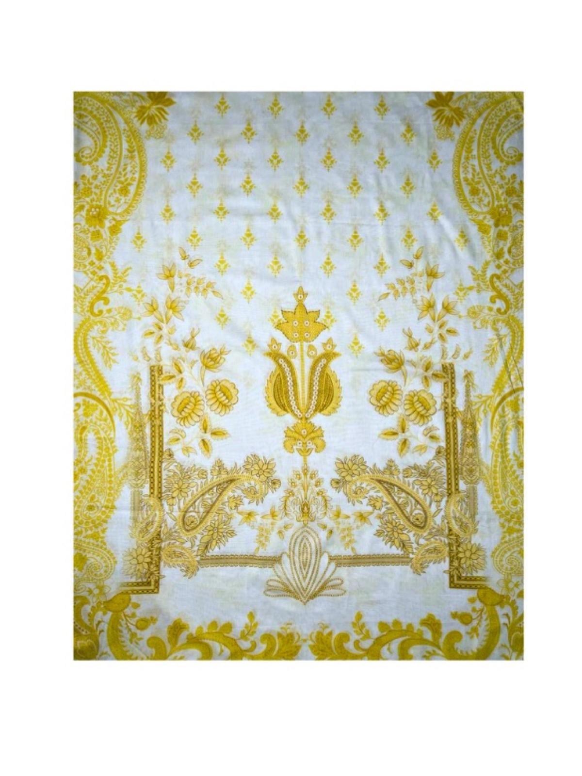 Safa Noor Yellow Unstitched Suit - Image 6