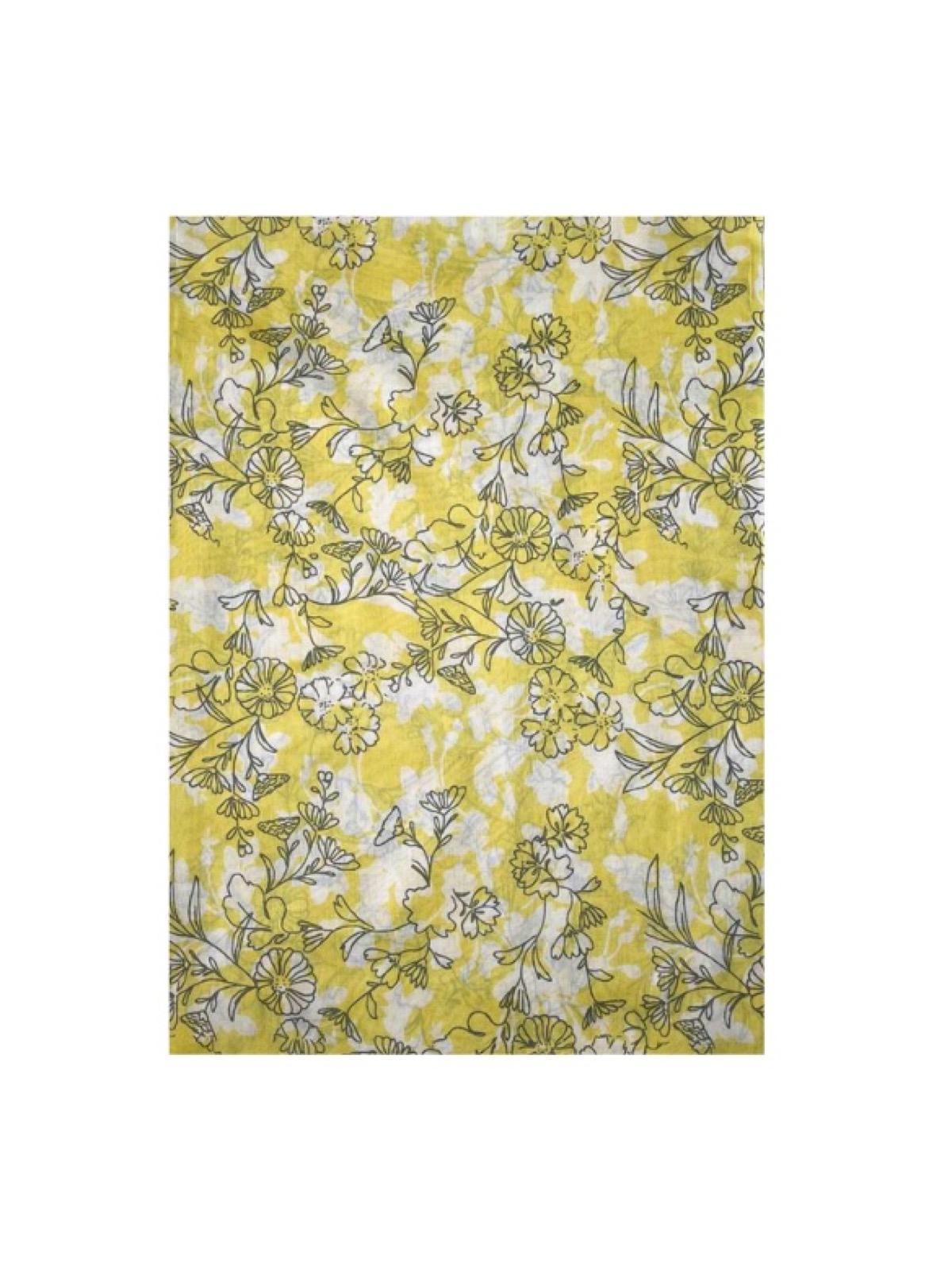 Safa Noor Lime Yellow Unstitched Suit - Image 3