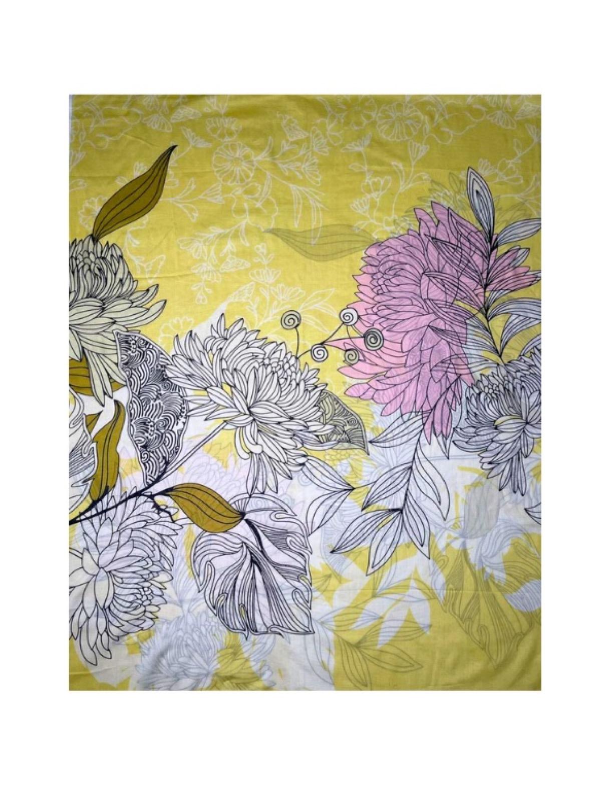 Safa Noor Lime Yellow Unstitched Suit - Image 4